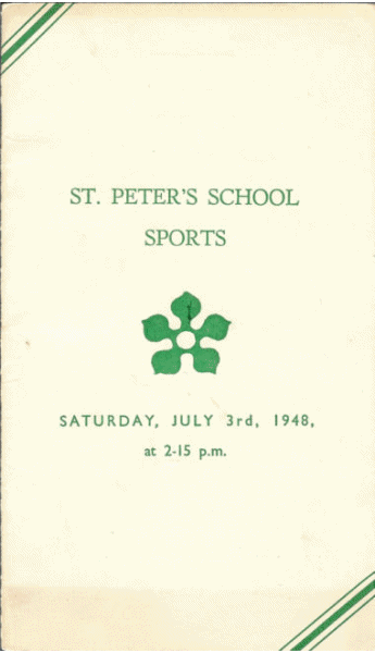 Sports Day Programme 1948
